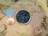 VICTORIAN Antique Button, Large Cherubs Cupids Button, Over The Wall Button,1.5 Inches Picture Antique Button, Collectible Vintage Buttons
