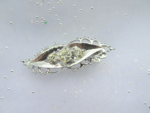 BEAUTIFUL 1950s Sparkling Rhinestones Hair Clip, Hair Barrette,Vintage Hair Accessories,Evening Hair Clip,Wedding Hair Clip,Bridal Hair Clip
