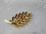 SPECTACULAR Large Art Glass Vintage Brooch, AB Crystal Rhinestones Pin,Sparkling Cut Stones,Vintage Statement Brooch,MCM,Collectible Jewelry