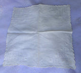 LOVELY MADEIRA Embroidered Hanky,Bridal Handkerchief,WhiteWork,Drawnthread Work,Wedding Bridesmaid Hankie,Collectible Vintage Hankies