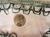 RESERVED  ANTIQUE FRENCH Gold Metallic Trim Metal Lace Great Patina Art Deco Flapper  Era Great For Boudoir Lampshade Hats Flapper Gatsby Clothing