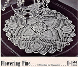 1940s VINTAGE Crochet Lace Book Coats Clark 252 Pineapple Pageant Crochet Patterns Featuring RUFFLED Doilies Thistledown Shooting Star Sundial etc