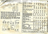 MOD 60s Simplicity 6682 Pattern Coat in Two Lengths and Slim Pants Slacks Bust 31 Vintage Sewing Pattern UNCUT