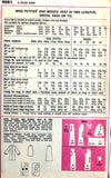 RETRO 70s Simplicity 9081 Vintage Pattern Vest in Two Lengths, Dress, Sash and Tie Bust 31 Vintage Sewing Pattern UNCUT