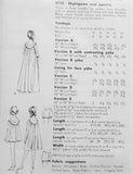 1960s VOGUE 5725 Goddess Nightgown and Panties Pattern Baby Doll Pajamas 5 Styles Vintage Sewing Pattern Bust 36